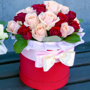Романтичная коробочка с розами 